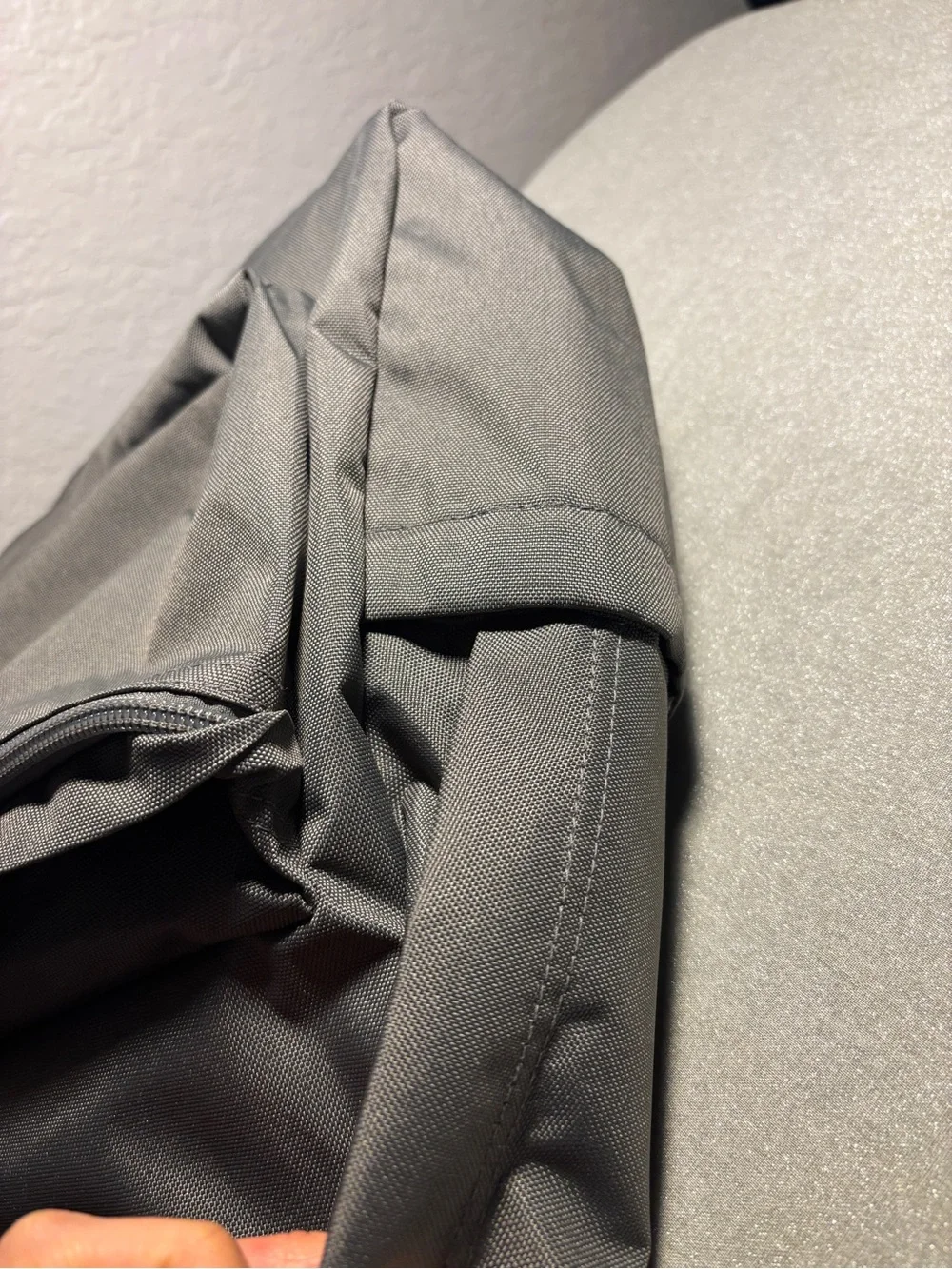 NWT Jansport Gray Classic Backpack with Front Zip Pocket